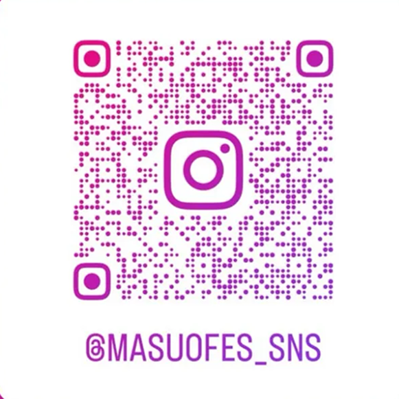 増穂祭公式InstagramのQRコードとユーザー名